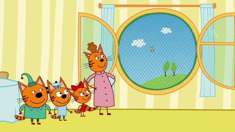 Три кота мультсериал 3 сезон