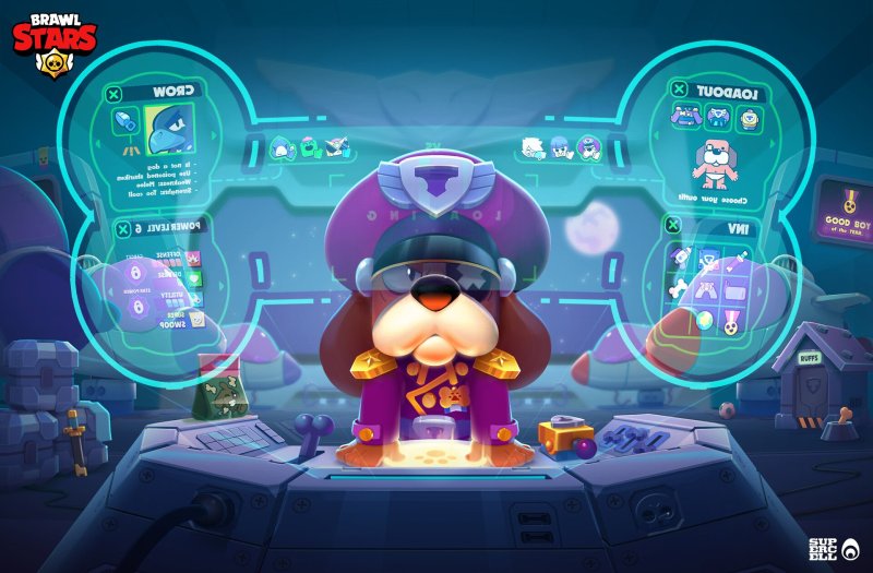 Brawl Stars генерал Гавс арт