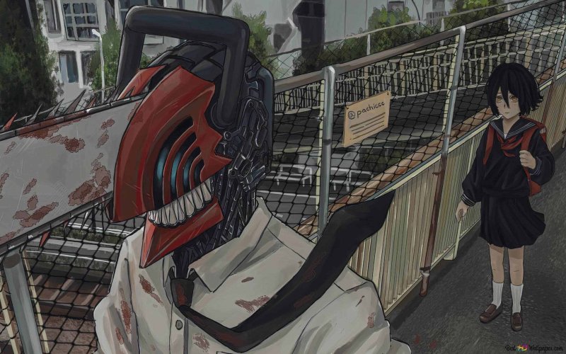 Дэндзи человек бензопила аниме