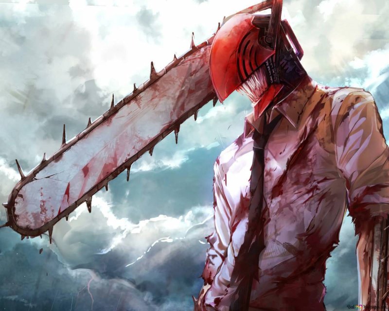 Человек-бензопила Chainsaw man аниме