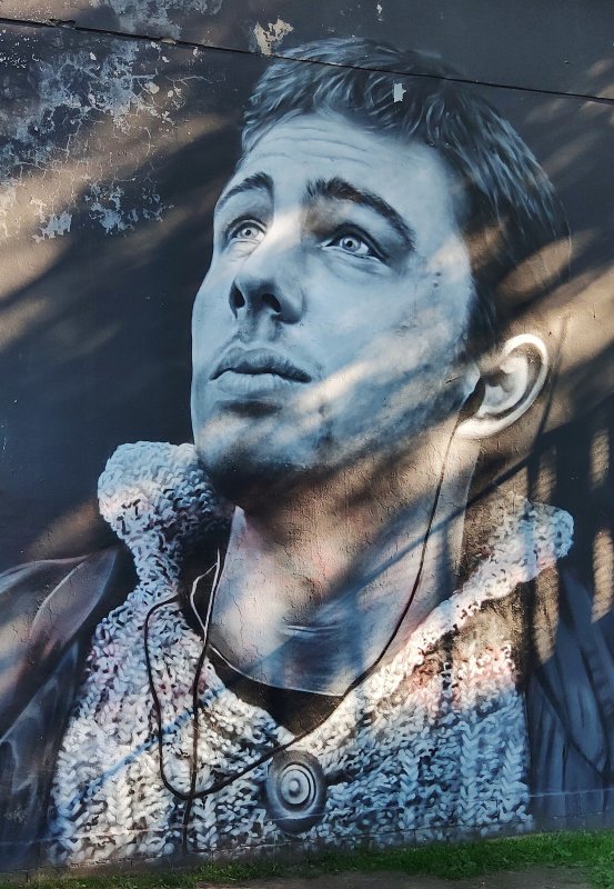 Сергей Бодров граффити СПБ