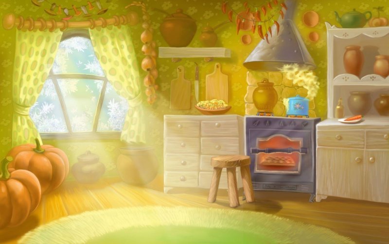 Сказочный домик внутри