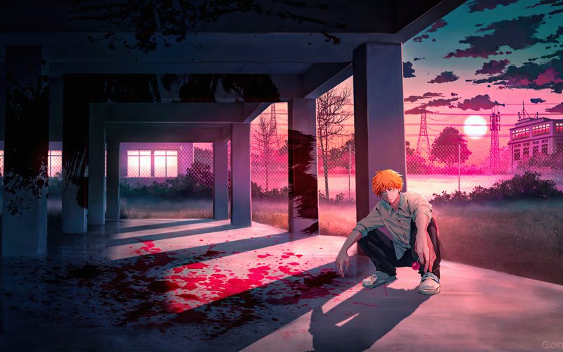 Аниме чейнсоу Мэн