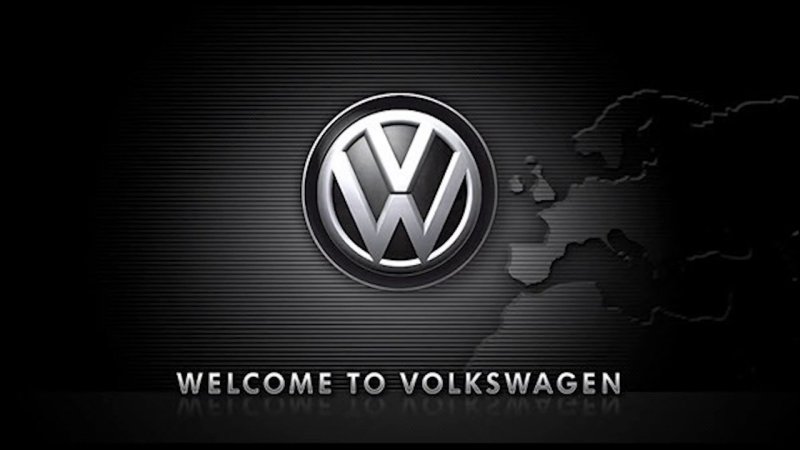 Логотип VW для магнитолы