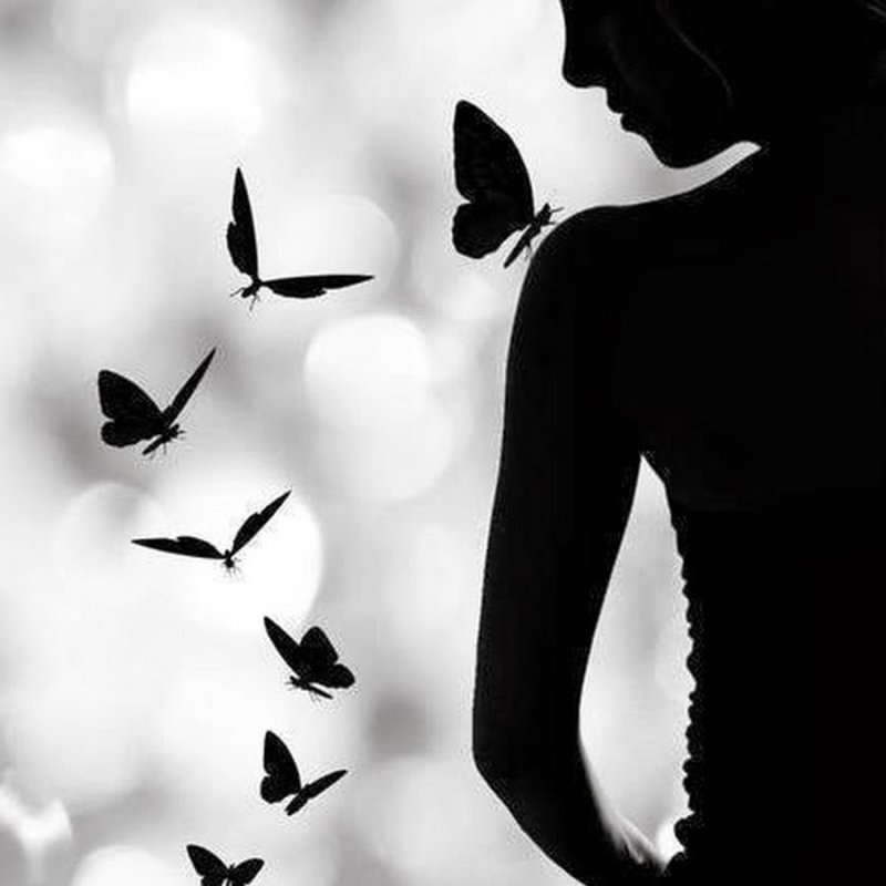 Женщина бабочка