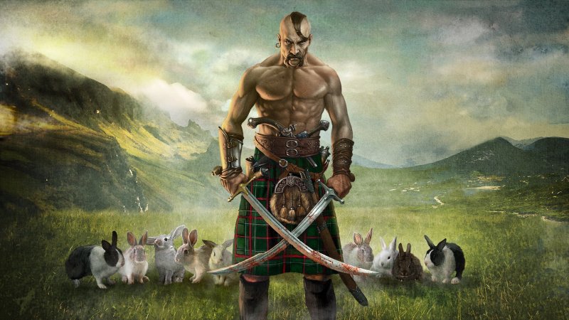 Славянский воин казак характерник