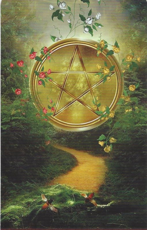 Туз пентаклей Таро иллюминатов