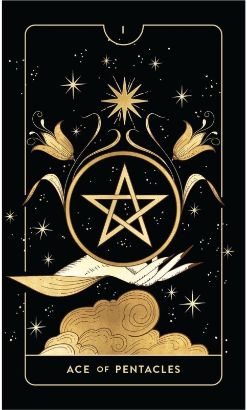 Divine feminine Tarot Ace of Pentacles