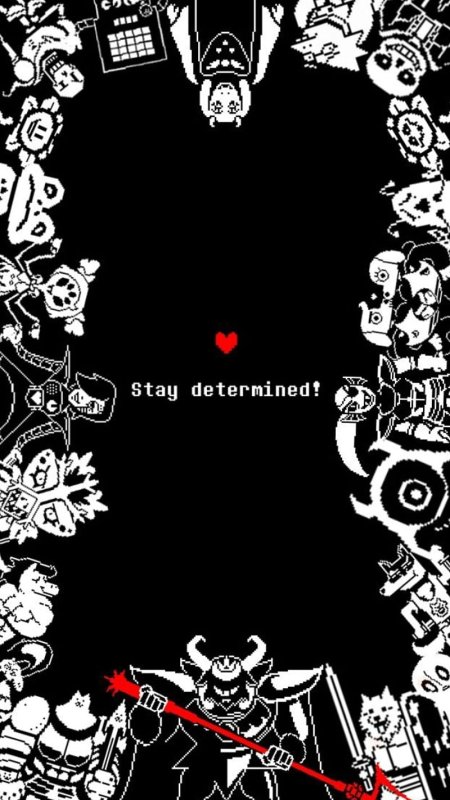 Андертейл фон на телефон