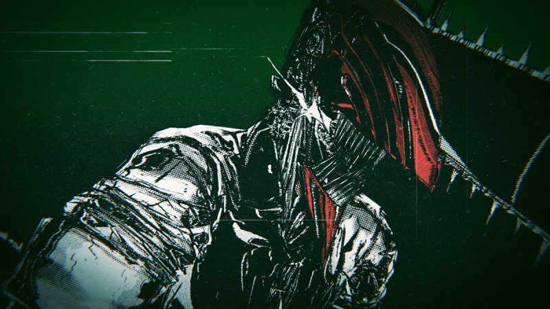 Человек-бензопила Chainsaw man арт