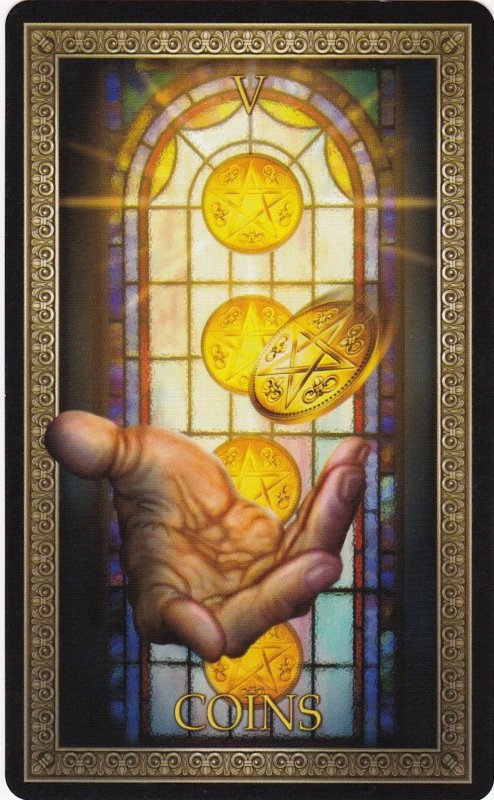 Таро Гранд Люкс туз пентаклей