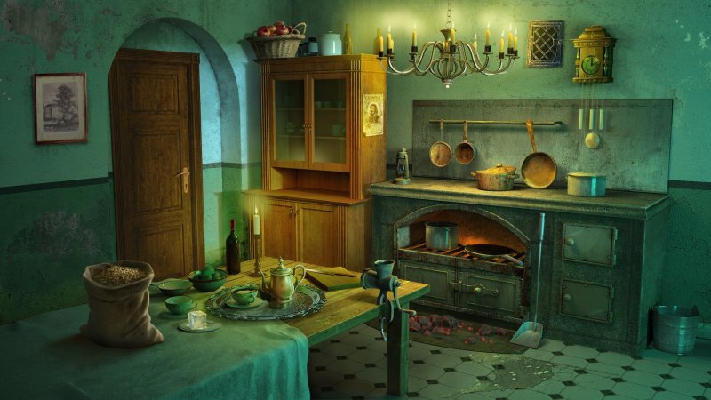 Старинная кухня