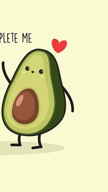 Милые рисуночки авокадо
