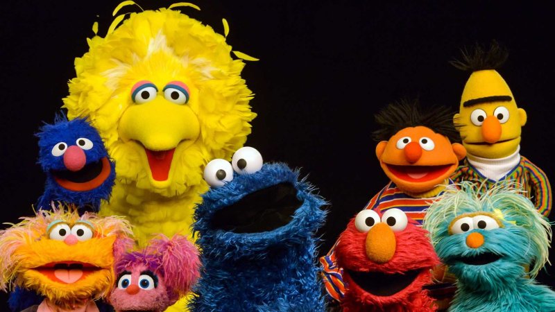 Маппет кукла улица сезам