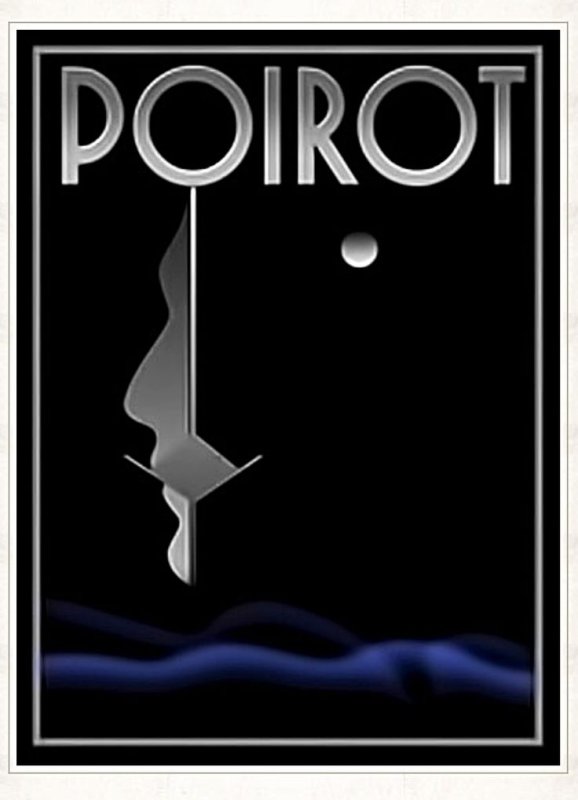 Логотип Пуаро Агата Кристи