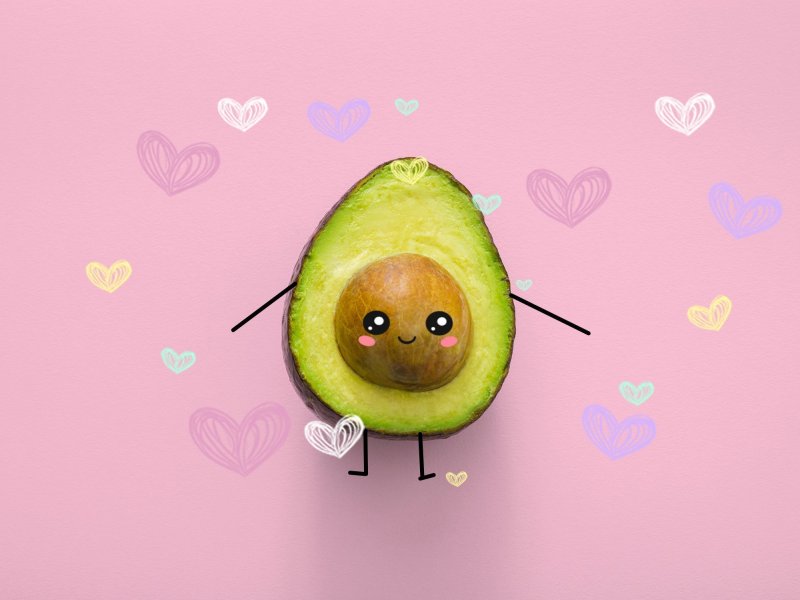 Милые авокадо