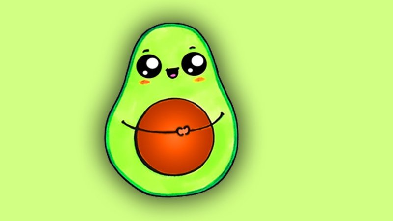 Милое авокадо