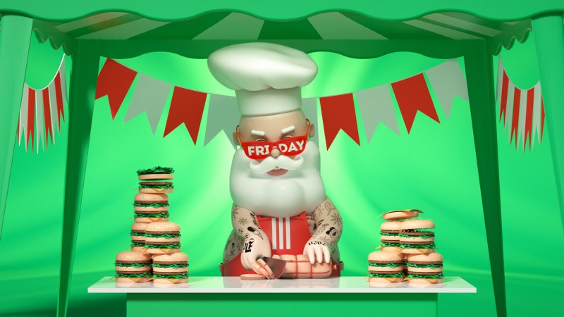 Дед Мороз телеканала пятница