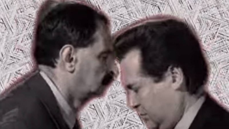 Юрий Стоянов и Илья Олейников городок