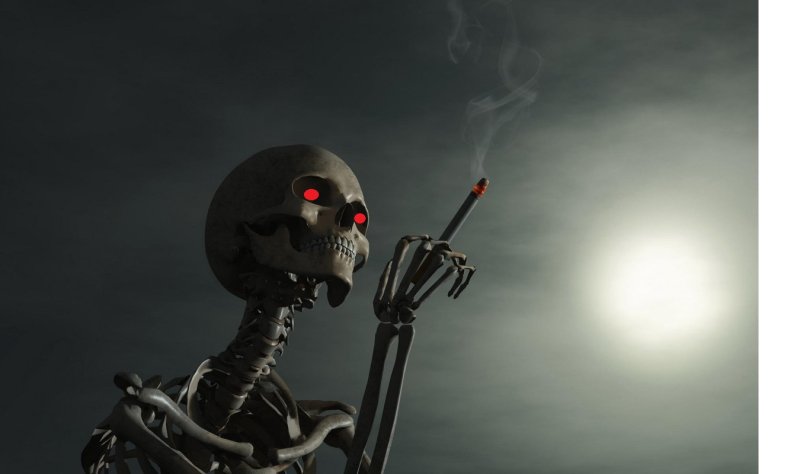 Заставка на рабочий стол скелет