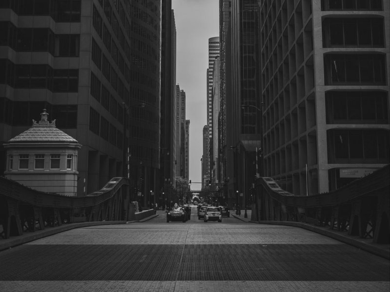 Город чб Эстетика