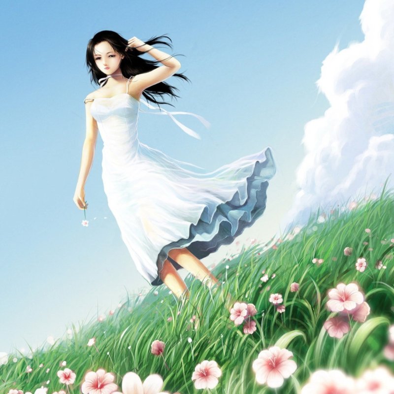 Весенняя аватарка для девушки