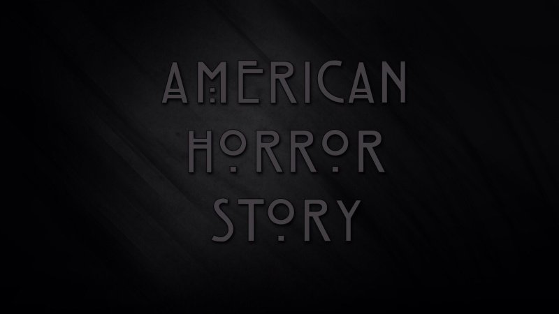 Надпись American Horror story