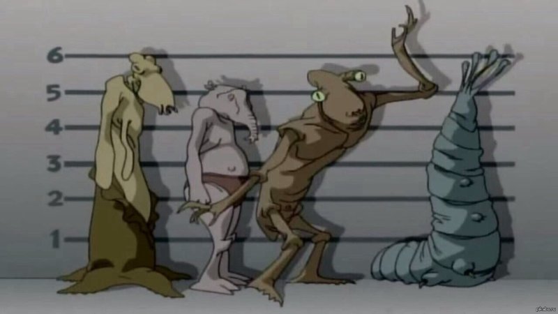 Люди в черном мультсериал черви