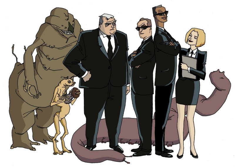 Люди в черном мультсериал Альфа