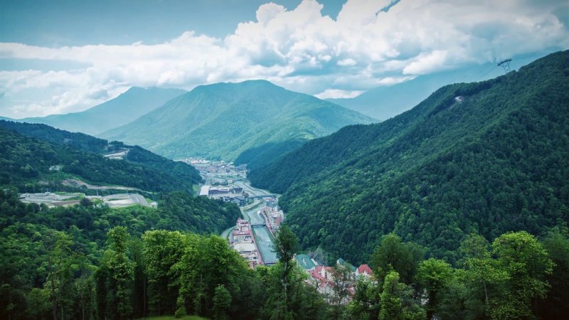 Адлер горы красная Поляна