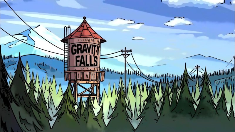 Водонапорная башня Gravity Falls