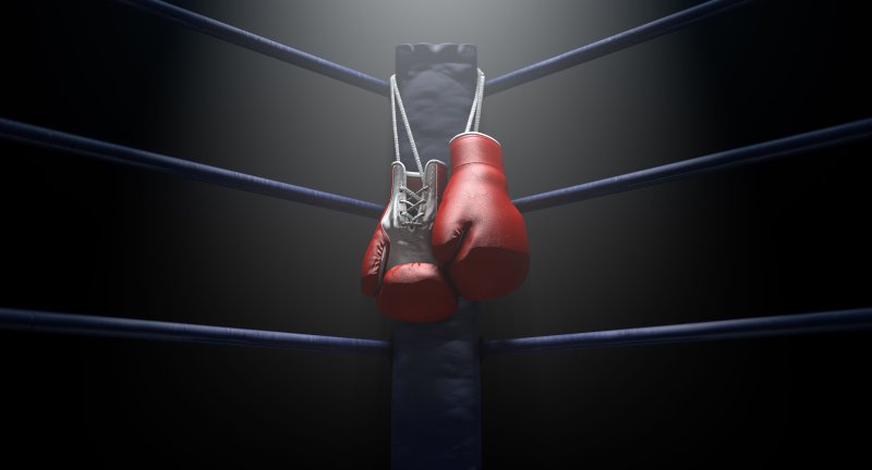 Боксерские перчатки фон