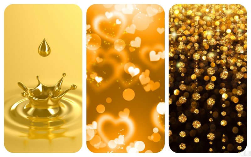 Золотой фон