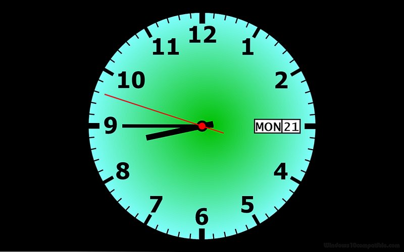 Заставка на часы