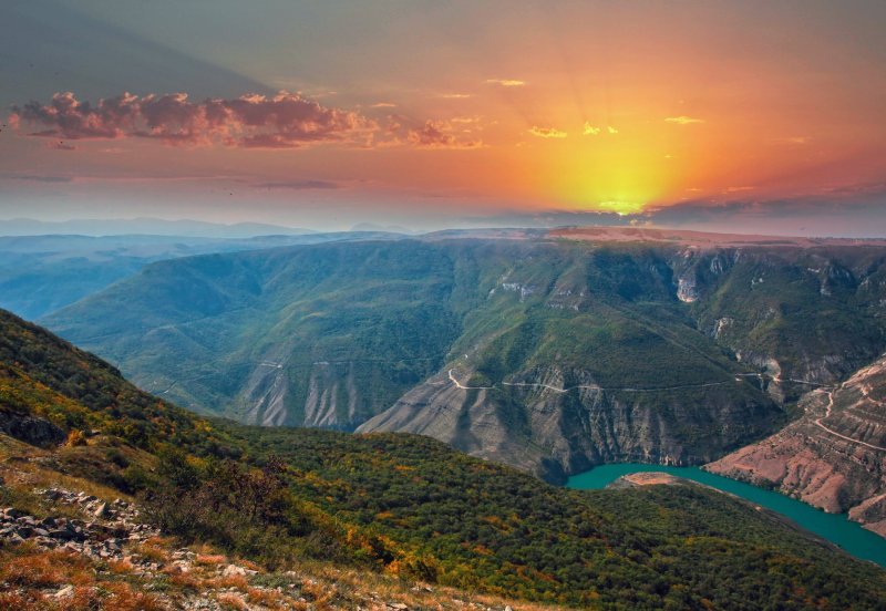 Сулакский каньон природа