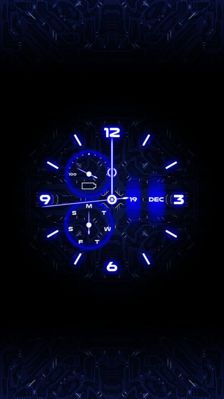 Фоновые часы для андроид