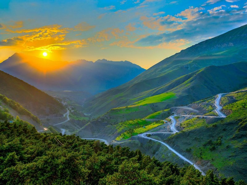 Река Армхи в Ингушетии