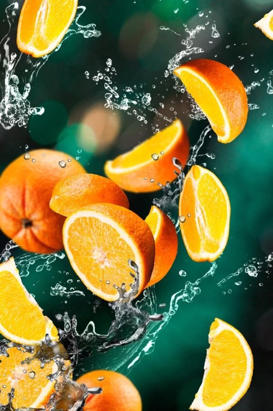 Алмазная мозаика апельсиновые дольки