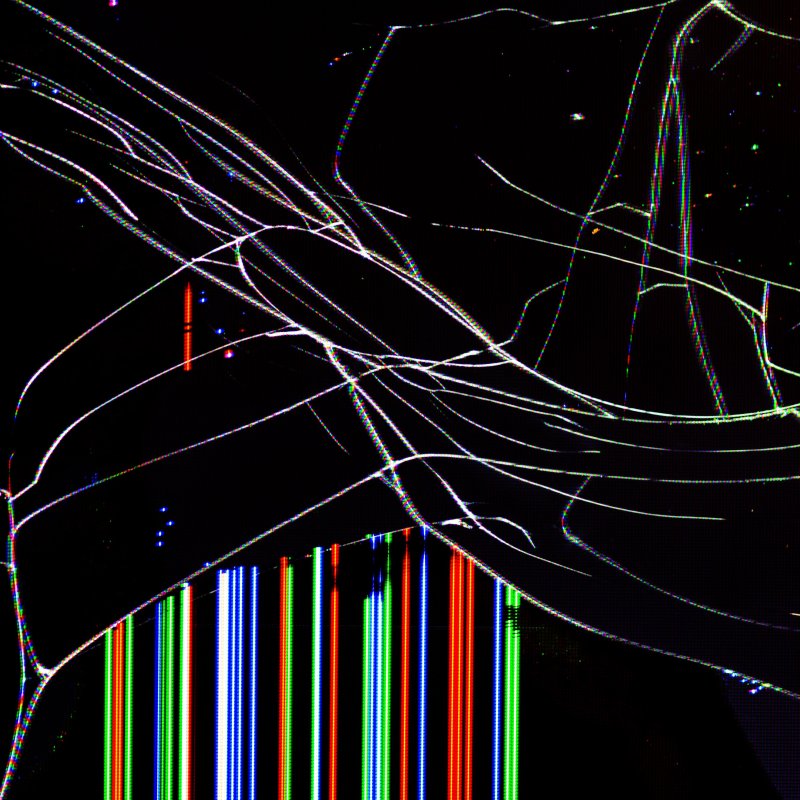 Разбитый монитор обои