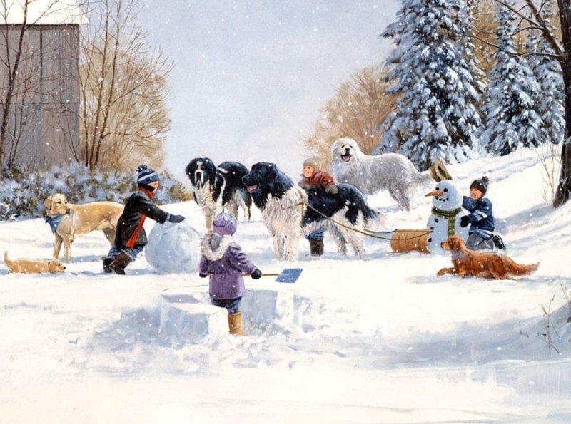 Художник Douglas r Laird зима