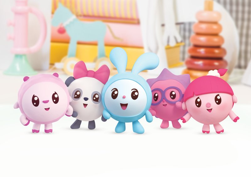 Герои мультфильма Малышарики