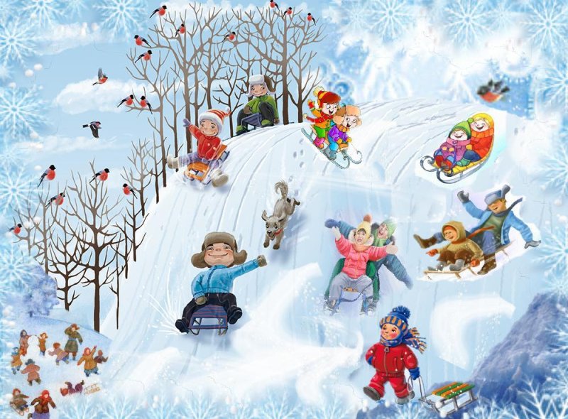 Зима для дошкольников