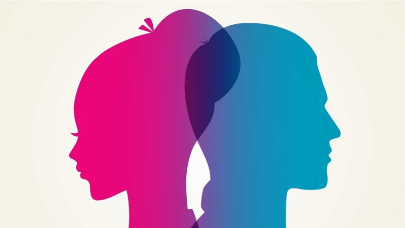 Мужчина и женщина для презентации