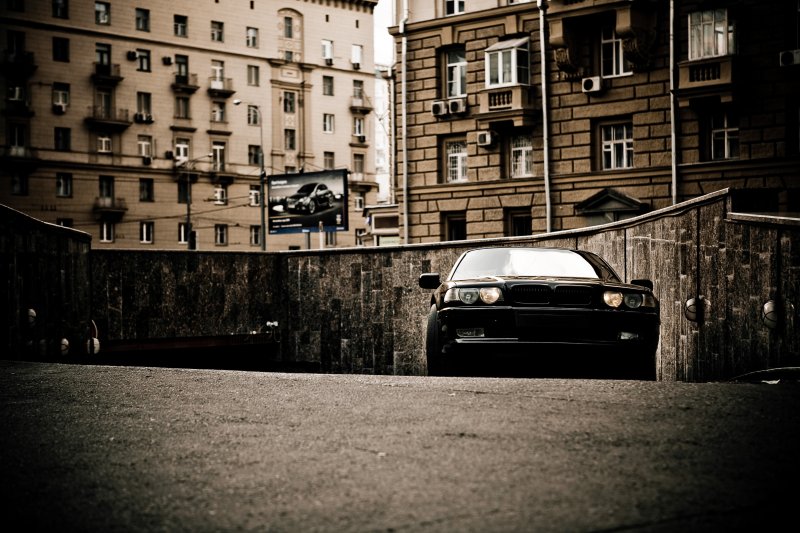 BMW e38 бандиты