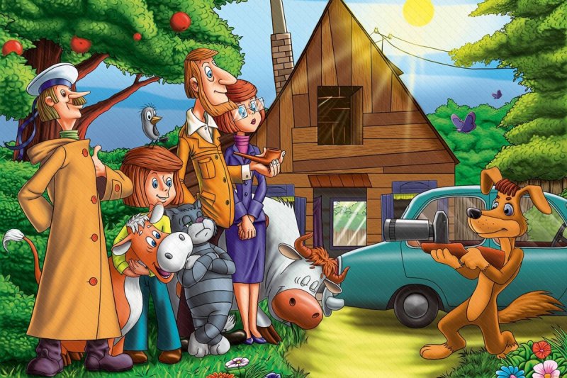 Трое из простоквашеномультфильм