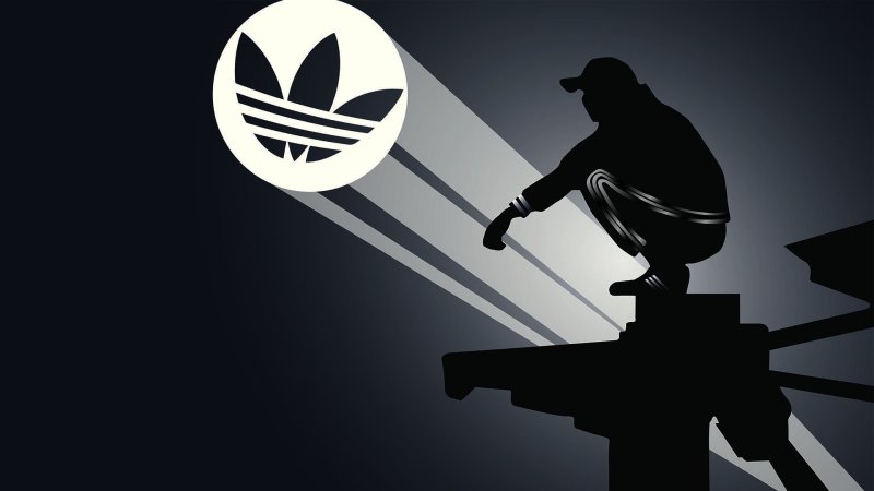 Гопник арт adidas