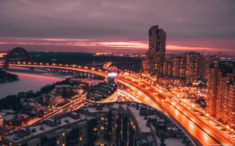 Ночная Москва HD