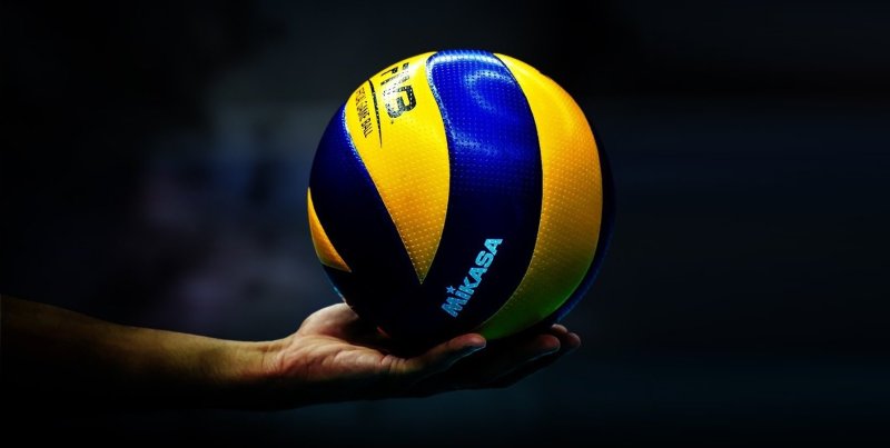 Мяч Микаса черный волейбольный