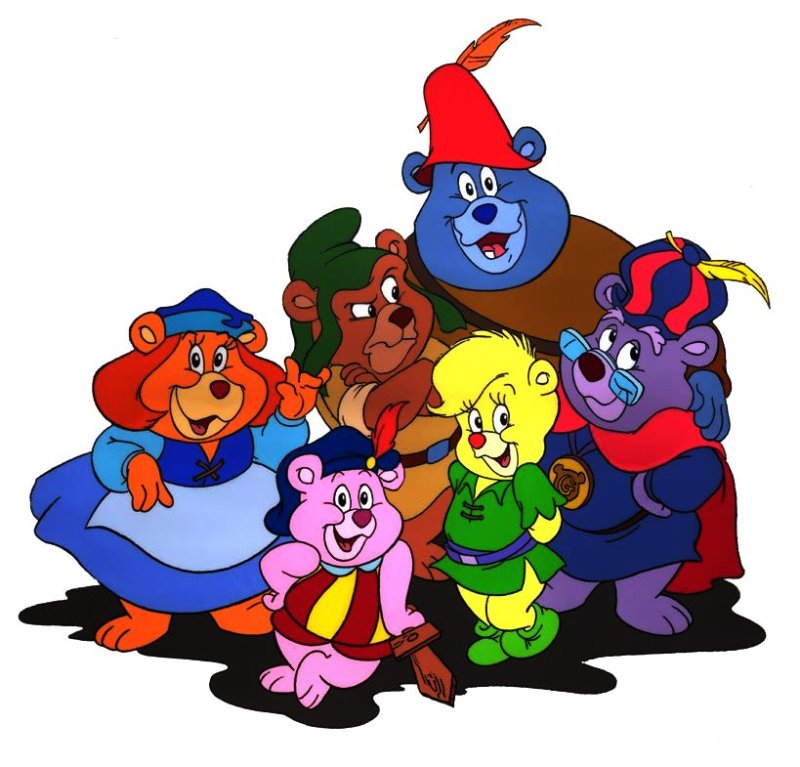 Герои мультика мишки Гамми