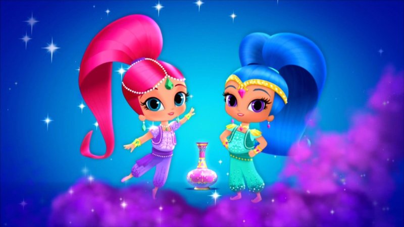 Джины девочки Шиммер и Шайн